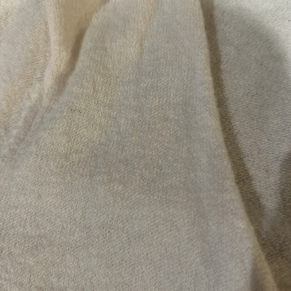 Bundle 3/15 Loft ivory cross over sweater - Picture 3 of 3